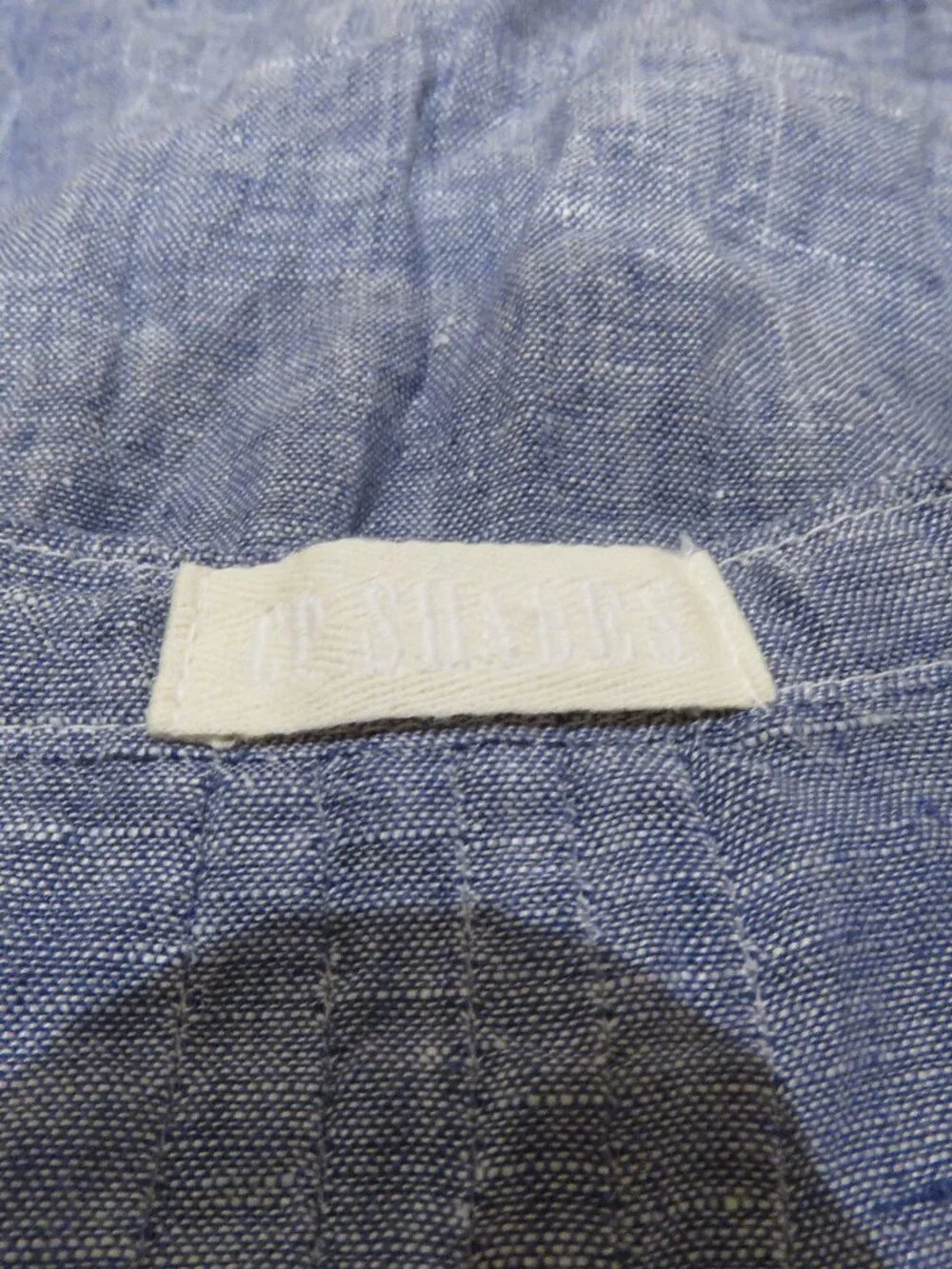 CP SHADES Regina 100% Linen Tunic Light Blue Gauzy Sml Coastal Beach Lagenlook - Picture 14 of 15